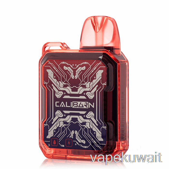 Uwell Caliburn Bar B6000 مجموعة جرابات Vape البطيخ المثلج للاستعمال مرة واحدة